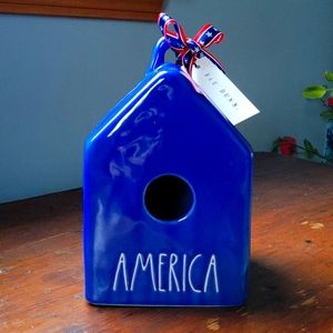 Rae Dunn America Birdhouse